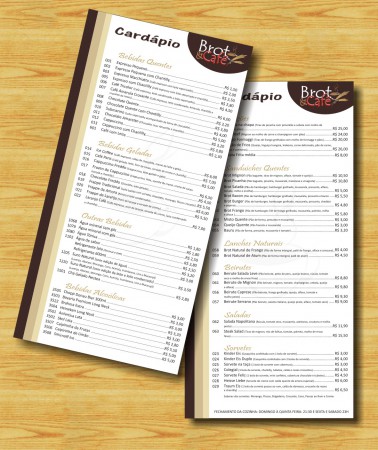 Cardápios