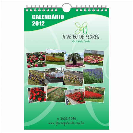 Calendário de parede