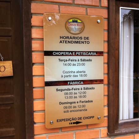 Placa de vidro
